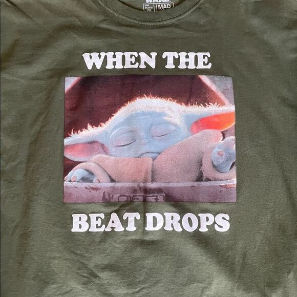 Star Wars Green Yoda Cotton T-shirt size 2XL - Picture 2 of 4